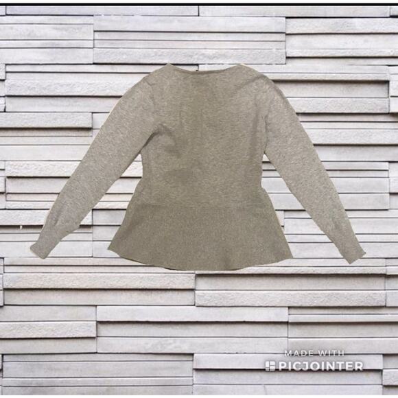 CAbi Zip Front Sweater Sz. S - Picture 4 of 6